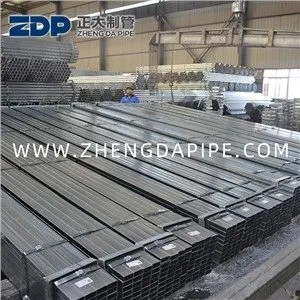 20X20 200X200 Paip Persegi Panjang Galvanzied