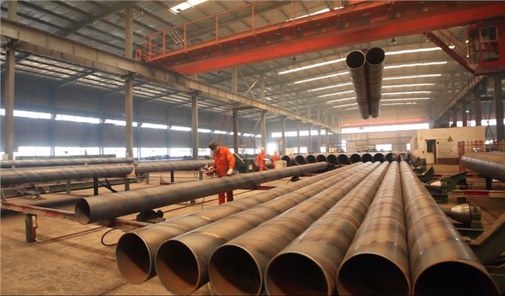 1 m Diameter Besar Spesifikasi Diameter Lingkaran Paip Keluli Karbon Dikimpal