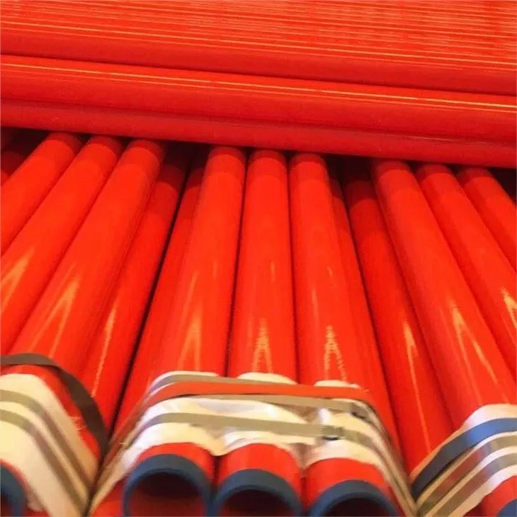 Ral 3000 Red Painted Grooved Welded Carbon Steel Pipe For Fire Fighting
