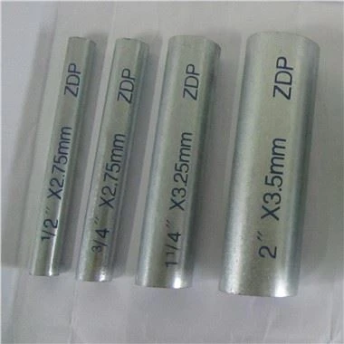 ASTM Hot Dip Galvanized Coating Tiub Bulat Dikimpal Gi Iron Steel Paip Harga Untuk Struktur Bangunan