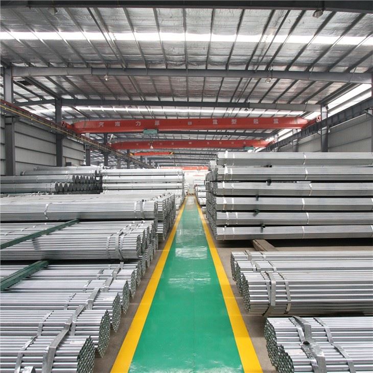 JIS G3444 Paip Tiub Perancah GI Bergalvani 48.3*2.4*6000mm